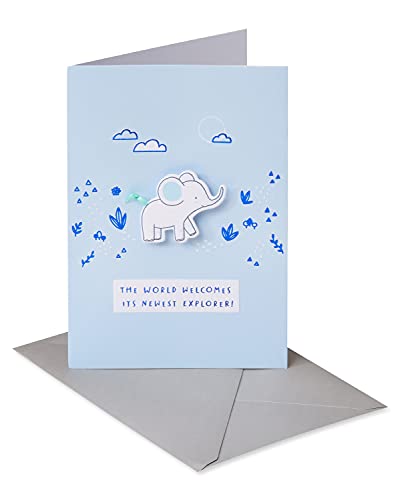 American Greetings New Baby Boy Card (Happy Discoveries)