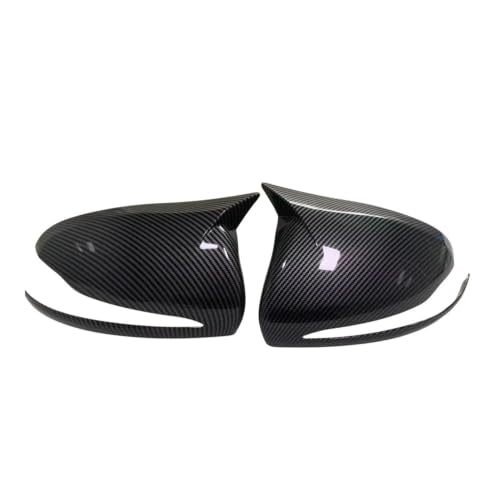 Coque rétroviseur noir brillant style corne pour W205 W213, finition haut de gamme