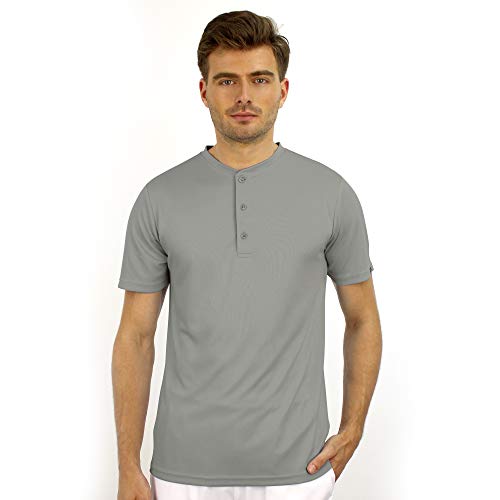Buy SAVALINO Sport Clothes Men's Tennis Henley Classic Shirt Material