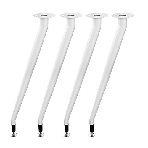 Patas de muebles de cono oblicuo de metal juego de 4 patas de mesa de hierro forjado personalizables para mesa de café de vidrio pie de repuesto