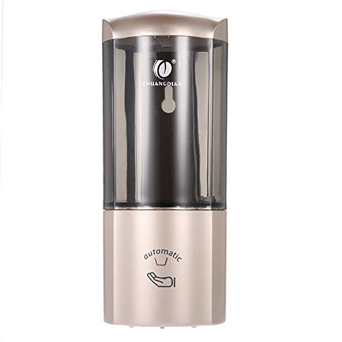 Preisvergleich Produktbild Anself CHUANGDIAN Infrarot Seifenspender Automatischer Seifenspender zur Wandbefestigung 500ml Champagner-golden