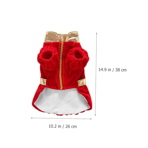 Disfraz Halloween para perro rojo talla M miniatura 2