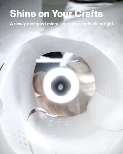 HOTO SNAPBLOQ™ D-A03 Cordless Electric Mini Drill Pen, 3-Speed Precision Hand Drill for Jewelry, PCB & DIY Crafts, Corelss Brushless Motor, 800mAh Type-C Rechargeable, LED Ring Light, 20 M2 Drill Bits