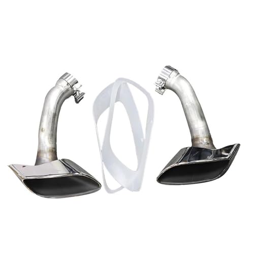 Embouts d'échappement en acier inoxydable pour X6 E71 : finition miroir et élégance durable