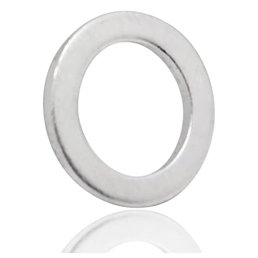 Aluminum Flat Washer,Silver Round Washers,Plain Finish,12mm ID,18mm OD,1.5mm Thickness,100-Pack