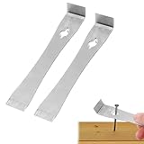 Bee Hive Tool Set – 2-Piece Stainless Steel Hive Scraper Kit with Wooden Handles – Durable, Multi-Functional J-Hook and Scraper for Beekeeping – Ideal for Wax, Propolis, and Frame Removal