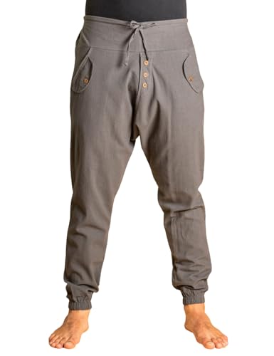 PANASIAM Yogipants 01, Cotton, Grey, L