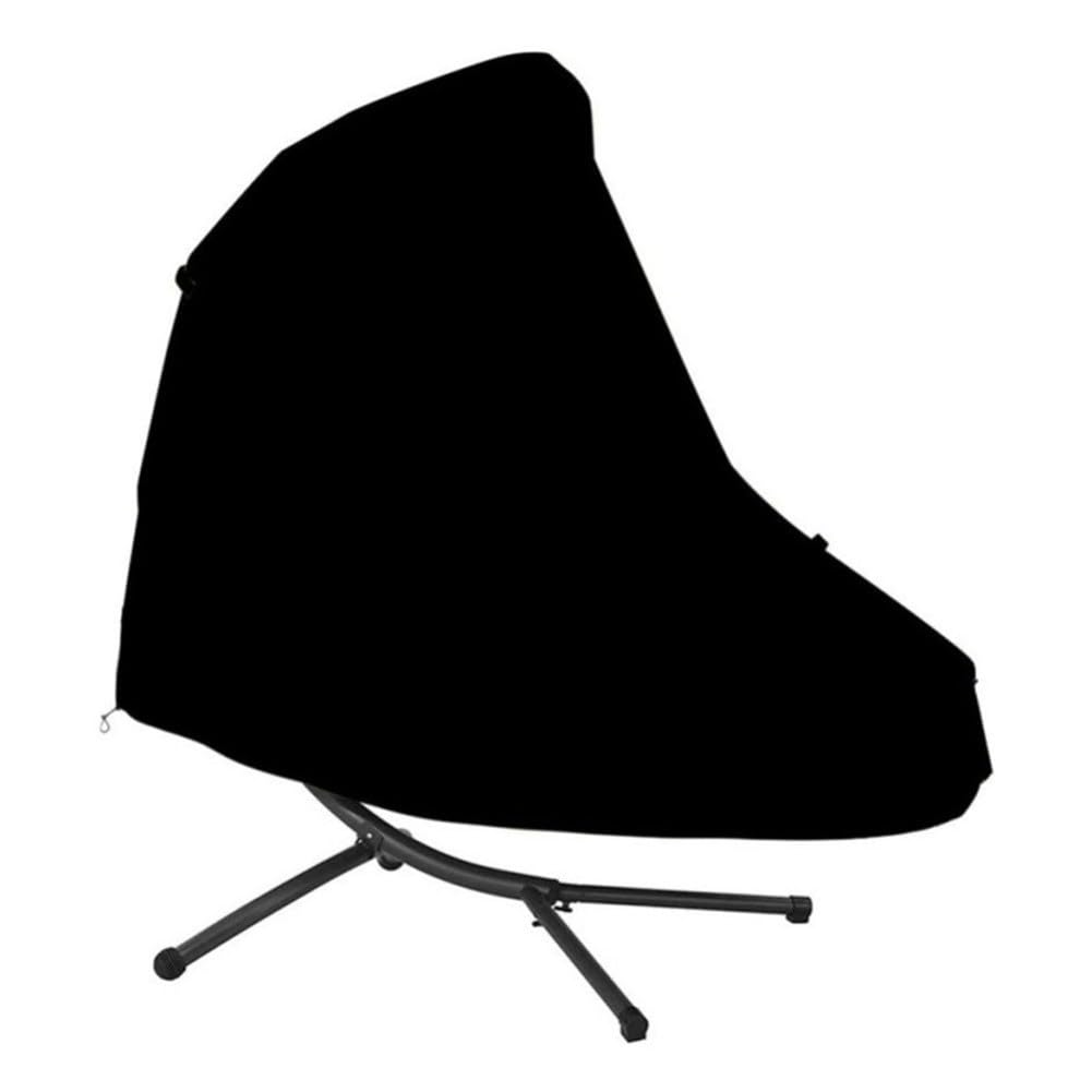 wasserdichte Abdeckung für Hängeliege 420D Oxford-Gewebe mit verstellbaren Riemen, Winddicht für Gartenmöbelschutz, 185 x 117 x 198 cm