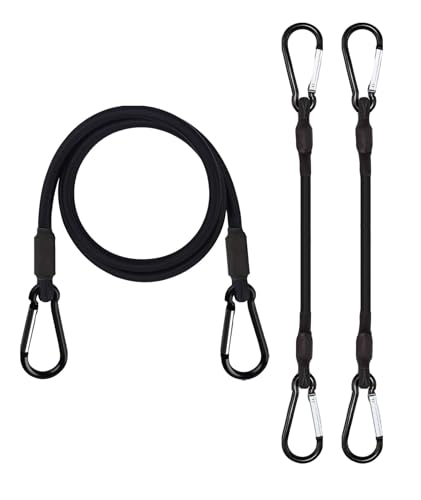 Image of 2 Pcs Carabiner,Carabiner Hook,Snap Hook Heavy Duty,Used to Secure Items on Roof Racks,Trailers, Rvs, Boats, Camping Equipment