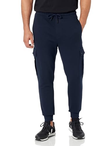 BOSS Men's Jersey Cargo Drawstring Pants