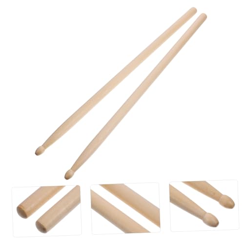 Baquetas profesionales para batería de madera de arce 6 pares miniatura 3