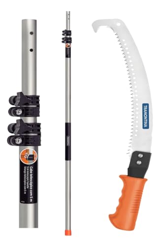 Kit Serrote Poda C/Gancho + Cabo Extensível 5m Tramontina