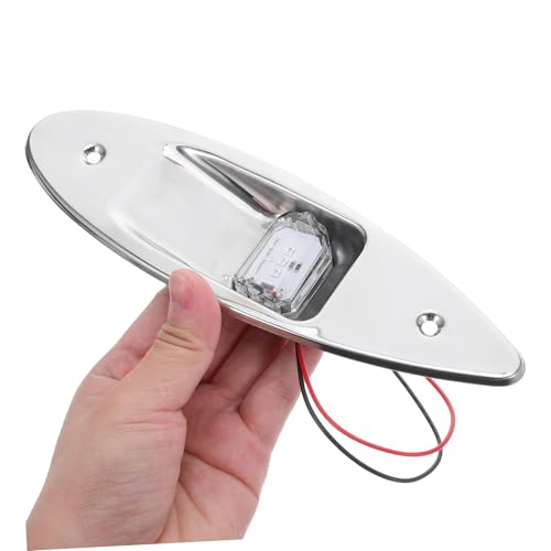 Feux de navigation LED bateau étanches, lumières de proue rouge vert