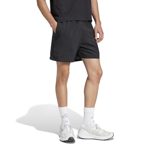 adidas Herren Essentials Small Logo Cargo Chelsea Short Shorts, Black/White, XS – Ansicht 2