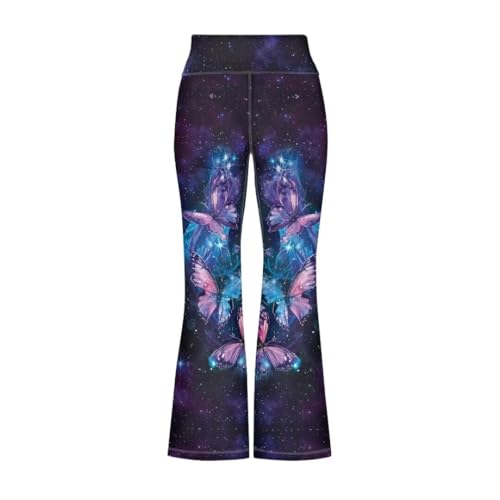 Yoga Pants Girls 5-14t Stylish Bell Bottoms for Girls Flare Leggings2