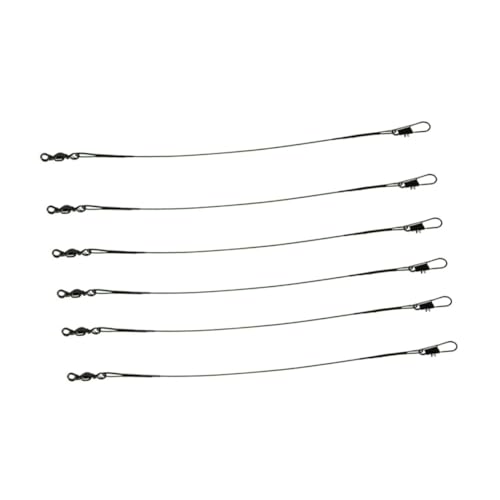 Happyyami Fishing Anti-Winding Wire 20cm Fishing Lure Line for Bait Rigging Made of Stainless Steel
