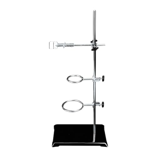 Support de laboratoire 35 cm avec pinces de serrage pour statif chimie