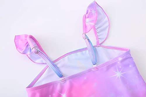 Image of Akokvlar Two Pieces Swimsuit Mermaid Bikinis Tankini Bathing Suit for Little Girls