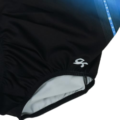 GK Glitz & Glam Gymnastics Leotard for Girls with Matching Scrunchie