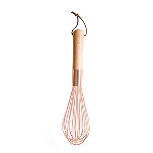 Gaosu Stainless Steel Beat Whisk, Sturdy Steel Wire French Whisk, Durable Metal Whisk for Cooking & Baking, Hand Whisk & Egg Beater(L)
