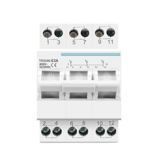 Interruptor de aislamiento manual 3P 40A con enclavamiento doble potencia