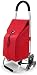 Eortzzpc Carrello a Mano Carrello della Spesa con Le Ruote Zaino Rimovibile Bagagli Multifunzionale Carrello 6 Ruote Scaffale Arrampicata Carrello Supermercato,Carrello per Multiuso