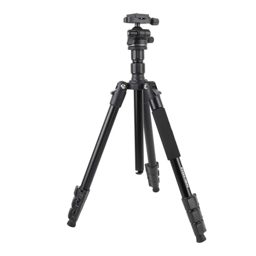 Tripode e Monopode della Fotocamera da 69 Pollici Supporto in Lega di Alluminio per Telescopio DSLR Binoculare Carico da 8.8 Libbre Testa a Sfera a 360 Gradi