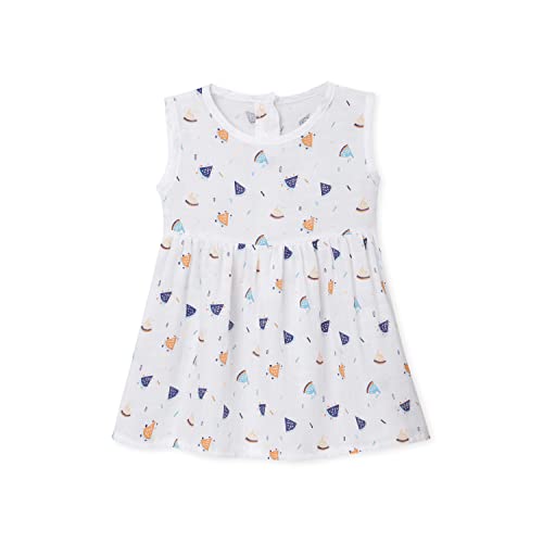 Image of The Boo Boo Club 100% Organic Cotton Muslin Printed Frock Dress for Baby Girls and Kids