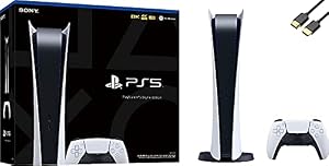 Playstation 5 Digital Edition PS5 Gaming (Disc Free) Console (Renewed)