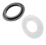 For Geberit 240.282.00.1 890.615 Spülkastendichtungssatz - 2-teiliges Set aus Gummiring und Silikondichtung zur Leckageverhinderung for wandhängende WCs