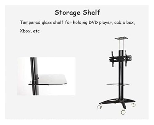 Soporte móvil para TV ajustable con ruedas para 32-70 pulg. miniatura 5