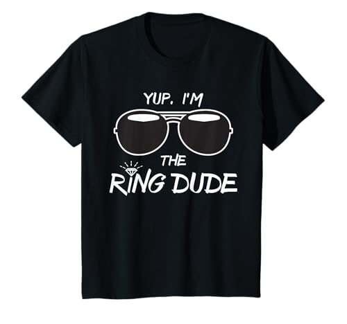 Yup I'm The Ring Dude - Funny Kids Ring Bearer T-Shirt