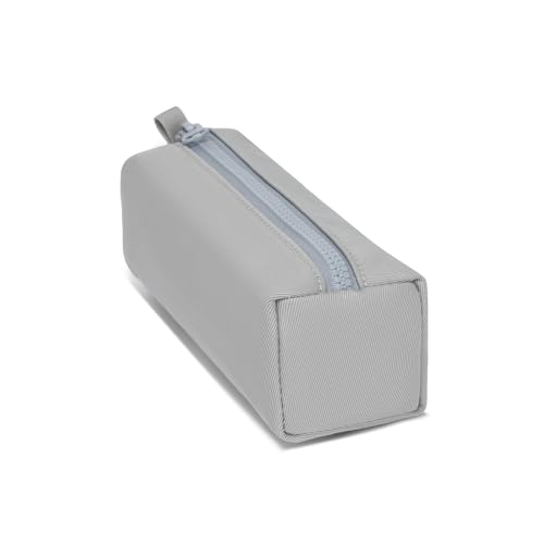 Image of Pencil Case Lightweight and Durable Ideal Pencil Pouch for School and Office Supplies (Light Gray,Oxford)