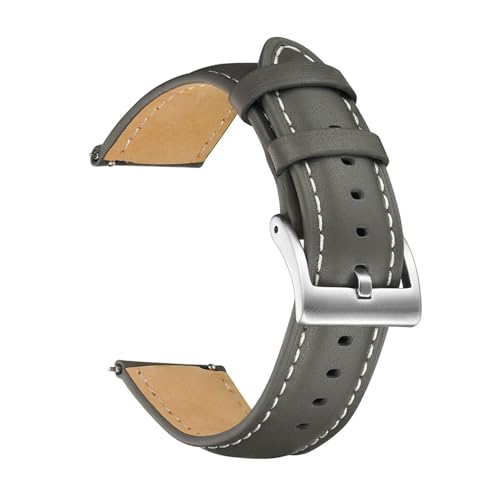 Correa de reloj de cuero de grano completo 20 mm 22 mm repuesto YGUK0J