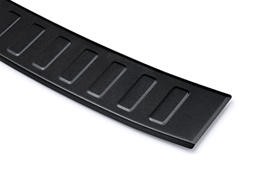 Protection De Seuil De Coffre En Inox V2A Pour VW ID. Buzz (2022-) - Couleur Argent Brossé - Ruban 3M Inclus - Ajustement 3D Parfait