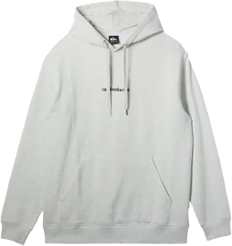 Quiksilver - Mens DNA Omni Logo Hoodie, Color White Marble Heather, Size: Large