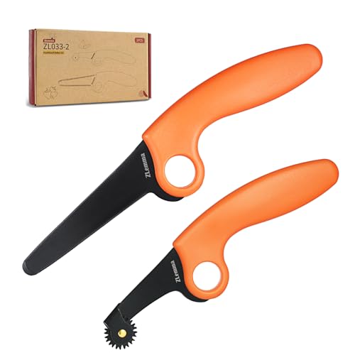 ZLemma Kids Cardboard Construction Tool Kit – Cardboard Saw & Scoring Wheel Set, 2-Piece Corrugated Craft Tools for Boys & Girls