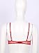 YiZYiF Womens Fashion See Through Sheer Mesh Lingerie Hellow Out Underwired Bra Tops Bralette Split Red 4X-Large