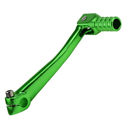 New Aluminum Folding Gear Shift Shifter Lever 11mm Hole for CRF50 CRF70 CRF XR50 XR70 TRX70 TRX90 S65 Sport SSR 125 50cc 110cc 126cc Thumpstar Explorer Atomic Apollo Xmotos Dirt Pit Bike（Green）