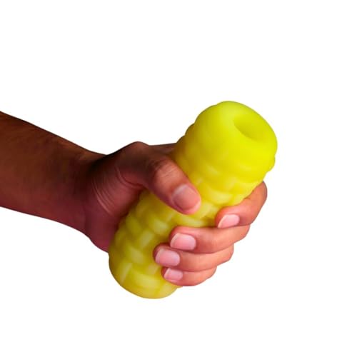 Image of AdultsNeed Sultan | Yellow | Handhled Massager for Relief | Ribbed Interior (YELLOW SULTAN)