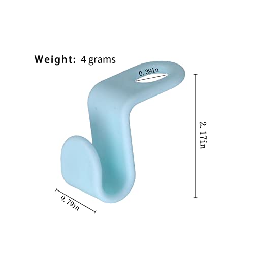 Aoof 60Pcs Clothes Hanger Connector Hooks 4-Colors Hanger Extender Clips Plastic Cascading Clothes Hooks For Wardrobe #TOP2