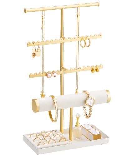 Lolalet organiseur bijoux support affichage or