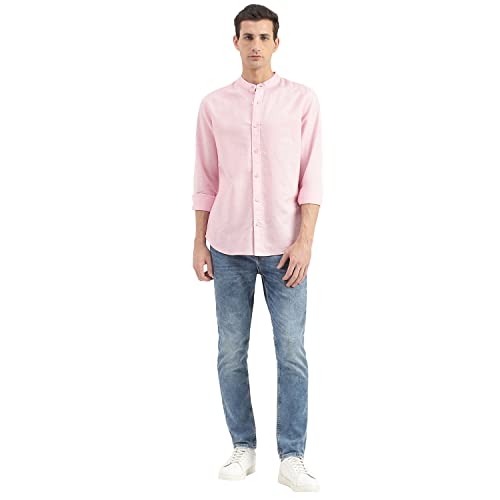 Image of UNITED COLORS OF BENETTON Men's Cotton Solid Slim Fit Shirt