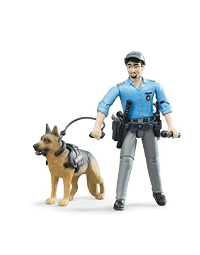Bruder 62150 Bworld Policeman With Dog #TOP1