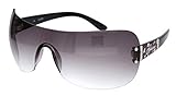 Guess Women's Gradient GU7214-BLK-35 Purple Rimless Sunglasses