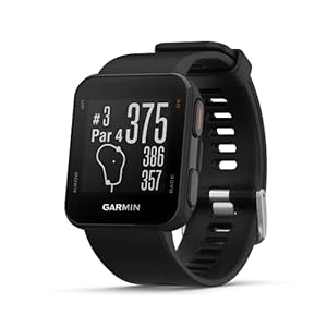 Garmin Approach S10 – Reloj de Golf (campos mundiales preinstalados, Resistencia al Agua 5 ATM) Color Negro