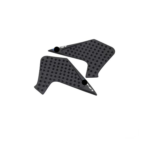 Autocollant réservoir moto MT07 2018-2020 protection latérale noir