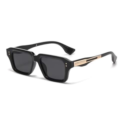 Lunettes de soleil rétro protection UV400 avec monture à rivets résistante