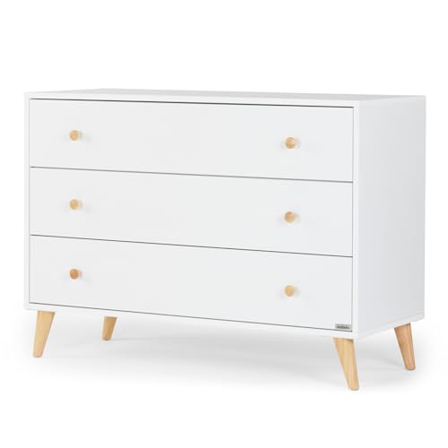 dadada Austin 3-Drawer Dresser for Nursery and Bedroom - Modern Design, Large Storage, Baby-Safe...