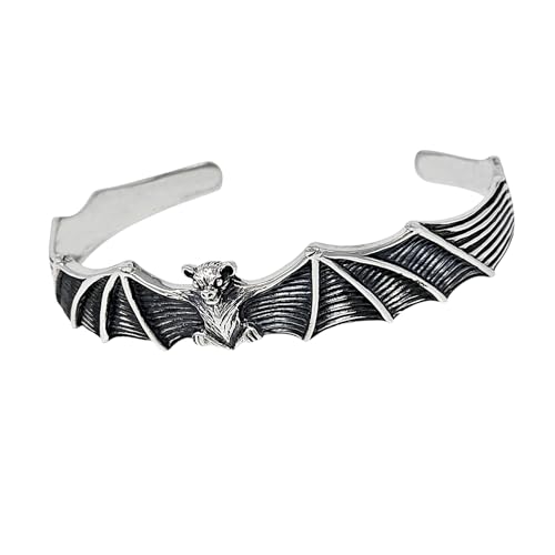 Bracelet chauve-souris gothique en argent 925 TreasureBay